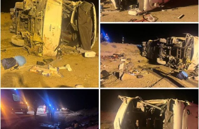 واژگونی اتوبوس اصفهان-نطنز